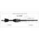 Purchase Top-Quality TRAKMOTIVE - VO8088 - CV Axle Shaft pa2