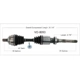 Purchase Top-Quality TRAKMOTIVE - VO8093 - CV Axle Shaft pa2