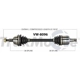 Purchase Top-Quality TRAKMOTIVE - VW8096 - CV Axle Shaft pa3