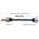 Purchase Top-Quality TRAKMOTIVE - VW8110 - CV Axle Shaft pa1