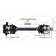 Purchase Top-Quality New CV Shaft by WORLDPARTS - 109006 pa1