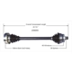 Purchase Top-Quality New CV Shaft by WORLDPARTS - 109088 pa3
