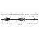 Purchase Top-Quality New CV Shaft by WORLDPARTS - 129010 pa1