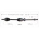 Purchase Top-Quality New CV Shaft by WORLDPARTS - 129014 pa1