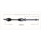 Purchase Top-Quality WORLDPARTS - 129031 - New CV Shaft pa2