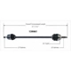 Purchase Top-Quality Arbre CV neuf par WORLDPARTS - 139061 pa1