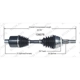 Purchase Top-Quality New CV Shaft by WORLDPARTS - 139076 pa1