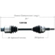 Purchase Top-Quality WORLDPARTS - 139100 - New CV Shaft pa2