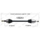 Purchase Top-Quality New CV Shaft by WORLDPARTS - 139251 pa1