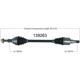 Purchase Top-Quality WORLDPARTS - 139263 - CV Shaft pa1