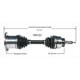 Purchase Top-Quality WORLDPARTS - 169123 - New CV Shaft pa3