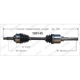 Purchase Top-Quality New CV Shaft by WORLDPARTS - 169145 pa1