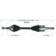 Purchase Top-Quality New CV Shaft by WORLDPARTS - 169220 pa1