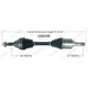Purchase Top-Quality New CV Shaft by WORLDPARTS - 169249 pa1