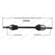 Purchase Top-Quality WORLDPARTS - 169282 - New CV Shaft pa1