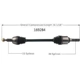 Purchase Top-Quality WORLDPARTS - 169284 - New CV Shaft pa2