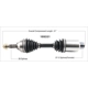Purchase Top-Quality New CV Shaft by WORLDPARTS - 169331 pa1