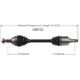Purchase Top-Quality WORLDPARTS - 169721 - New CV Shaft pa2