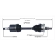 Purchase Top-Quality New CV Shaft by WORLDPARTS - 179036 pa1