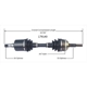 Purchase Top-Quality New CV Shaft by WORLDPARTS - 179140 pa1