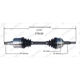 Purchase Top-Quality New CV Shaft by WORLDPARTS - 179150 pa2