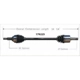 Purchase Top-Quality New CV Shaft by WORLDPARTS - 179225 pa1