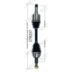 Purchase Top-Quality Arbre CV neuf par WORLDPARTS - 179237 pa2