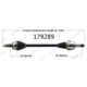 Purchase Top-Quality New CV Shaft by WORLDPARTS - 179289 pa1