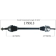 Purchase Top-Quality New CV Shaft by WORLDPARTS - 179313 pa1