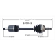 Purchase Top-Quality New CV Shaft by WORLDPARTS - 189041 pa2