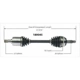 Purchase Top-Quality New CV Shaft by WORLDPARTS - 189045 pa1