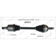 Purchase Top-Quality New CV Shaft by WORLDPARTS - 189063 pa1