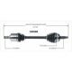 Purchase Top-Quality New CV Shaft by WORLDPARTS - 189088 pa1