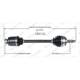 Purchase Top-Quality New CV Shaft by WORLDPARTS - 189143 pa1