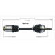 Purchase Top-Quality New CV Shaft by WORLDPARTS - 189169 pa1