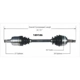 Purchase Top-Quality New CV Shaft by WORLDPARTS - 189186 pa1