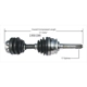 Purchase Top-Quality New CV Shaft by WORLDPARTS - 189198 pa1