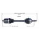 Purchase Top-Quality New CV Shaft by WORLDPARTS - 189204 pa1