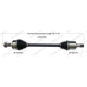Purchase Top-Quality New CV Shaft by WORLDPARTS - 189250 pa1