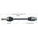Purchase Top-Quality New CV Shaft by WORLDPARTS - 189404 pa1