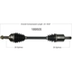 Purchase Top-Quality New CV Shaft by WORLDPARTS - 189505 pa1