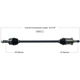 Purchase Top-Quality New CV Shaft by WORLDPARTS - 189511 pa1