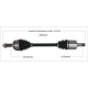 Purchase Top-Quality New CV Shaft by WORLDPARTS - 189522 pa1