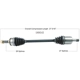Purchase Top-Quality New CV Shaft by WORLDPARTS - 189545 pa1