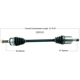 Purchase Top-Quality New CV Shaft by WORLDPARTS - 189545 pa2