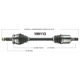 Purchase Top-Quality New CV Shaft by WORLDPARTS - 199113 pa1