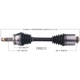 Purchase Top-Quality Arbre CV neuf par WORLDPARTS - 199213 pa1