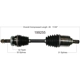 Purchase Top-Quality New CV Shaft by WORLDPARTS - 199255 pa1