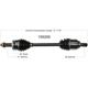 Purchase Top-Quality New CV Shaft by WORLDPARTS - 199268 pa1