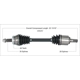 Purchase Top-Quality New CV Shaft by WORLDPARTS - 199287 pa1